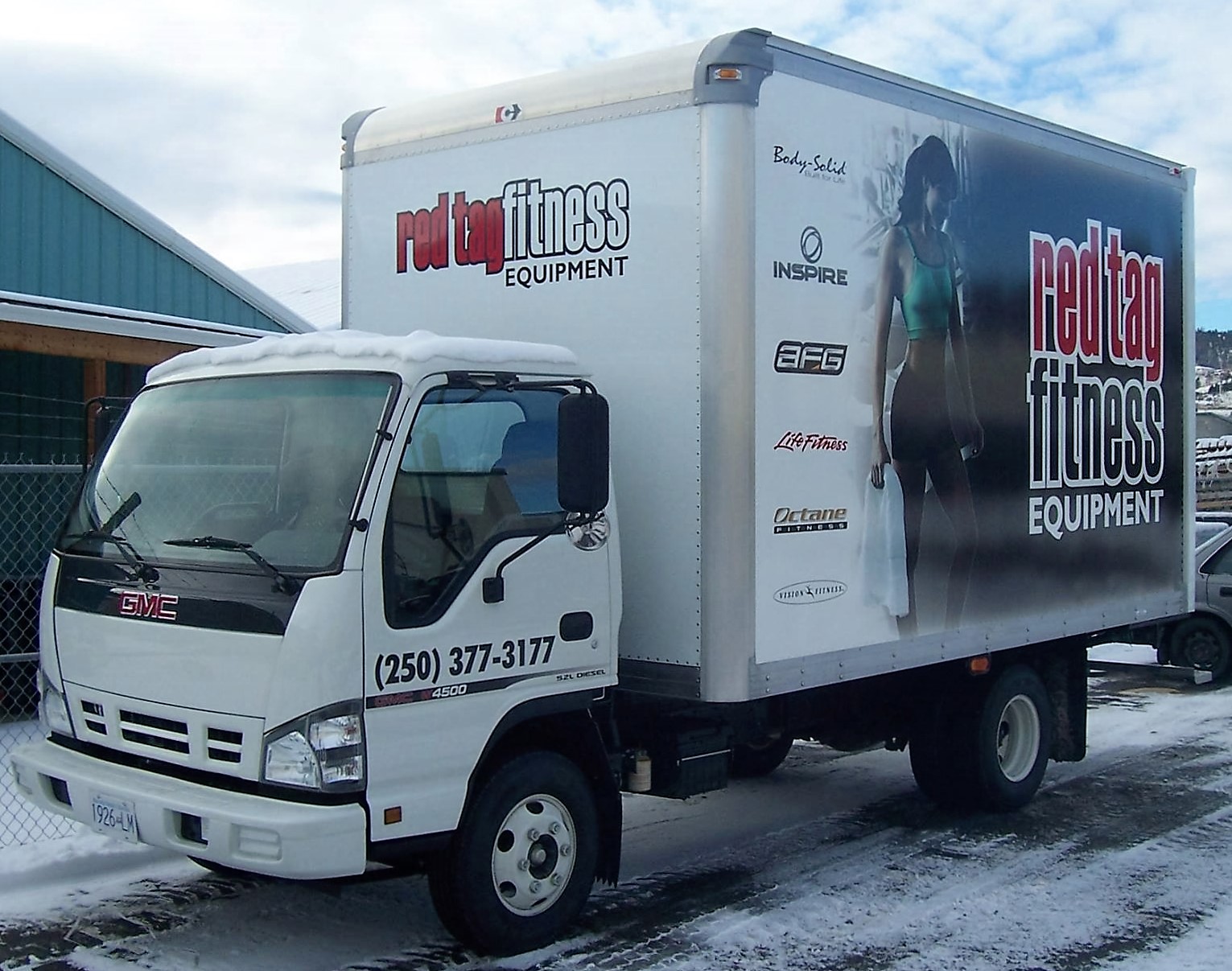 Red Tag Fitness Delivery Truck